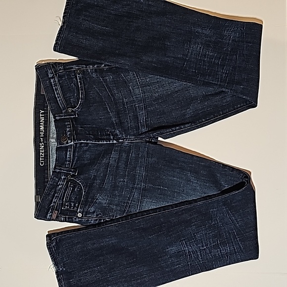 Citizens of Humanity Amber Blue Jeans Denim Pants Medium Rise Bootcut Stretch 28 - Picture 3 of 13